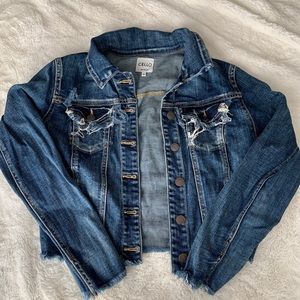 Cropped Cello jean jacket! Size medium